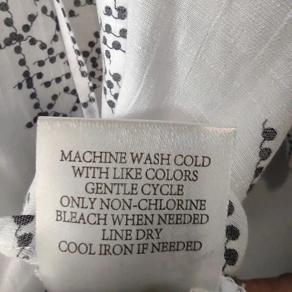 Como Blu Artsy Print Beachy Tunic Size Large Casual Summer Vacation - Picture 6 of 6